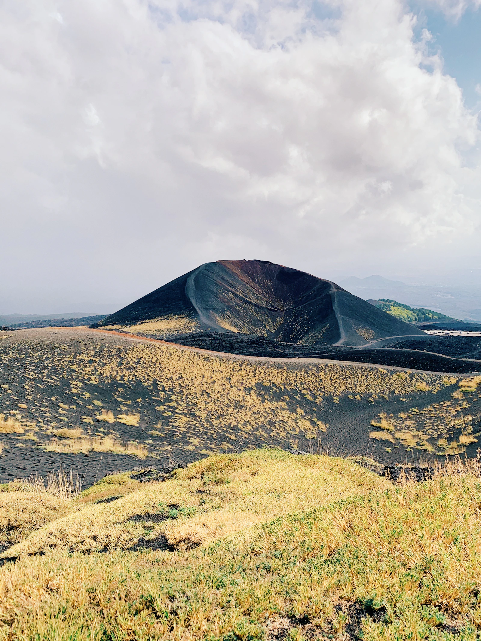 Etna’s craters and volcanic slopes crossed by walking trails